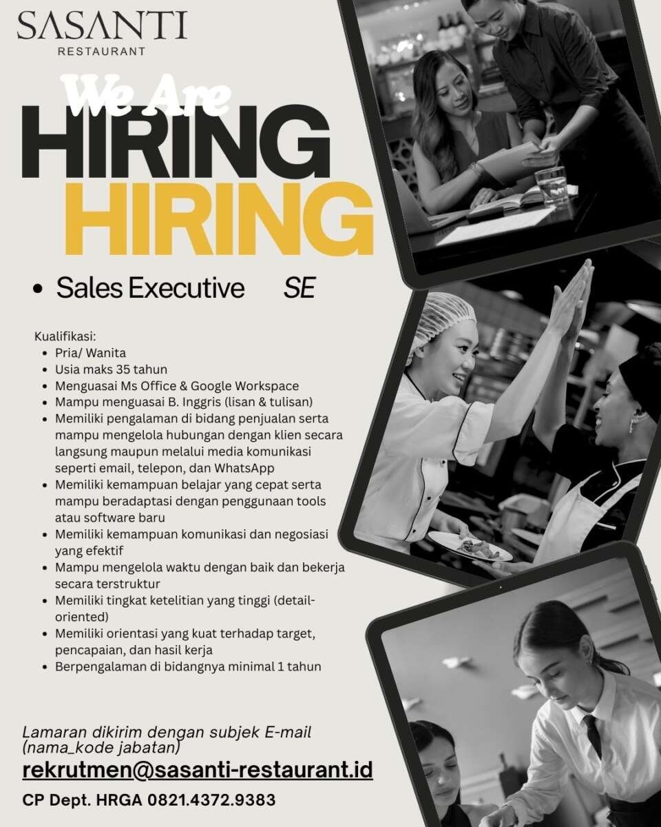 Sales hiring recruitment